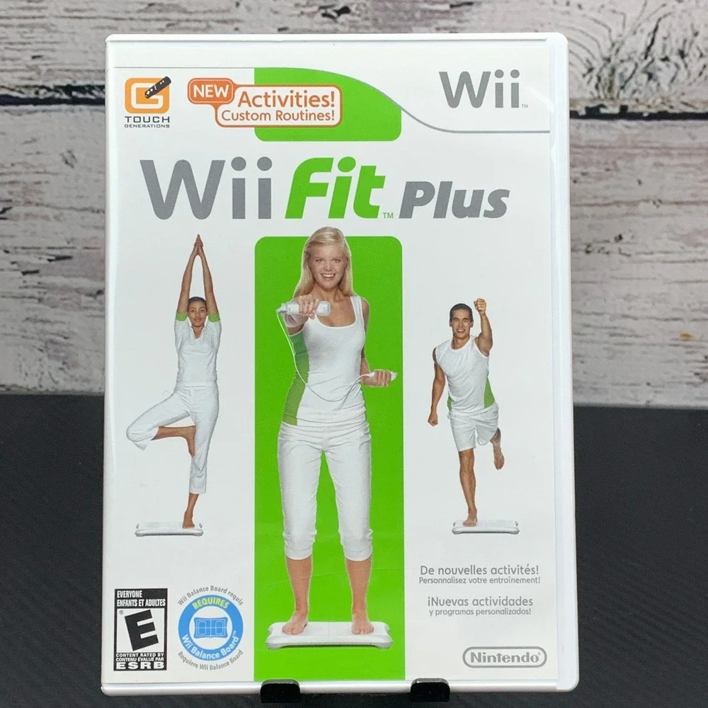 Wii Fit Plus Wii Game New Activities Custom Routines Fitness‎ Exercise
